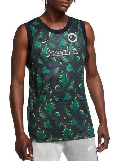 Фланелка Nike Nigeria Sleeveless Basketball Top Зелено | CU1399-302