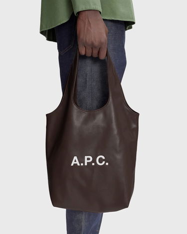 Голяма пазарска чанта A.P.C. A.P.C. Ninon Small Tote Bag Кафяво | PUAAT-M61861-CAE, 1