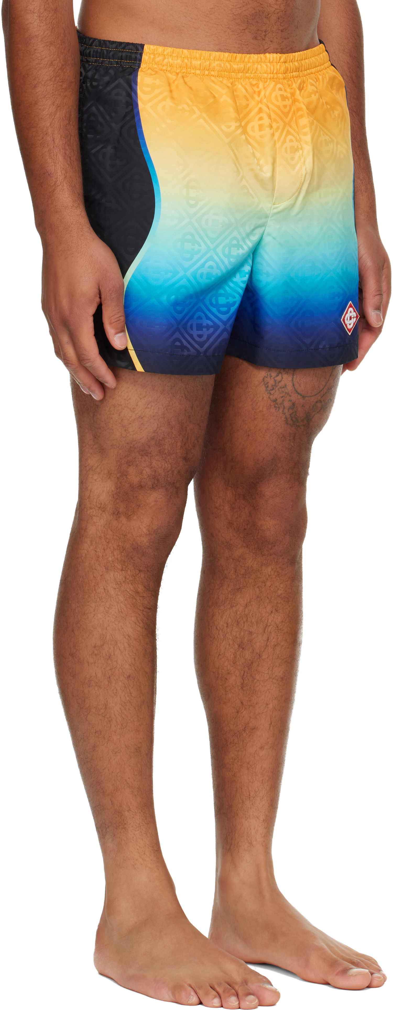 Бански Casablanca Casablanca Multicolor Gradient Jacquard Swim Shorts Многоцветен | M-AW25-TR-224-01, 1