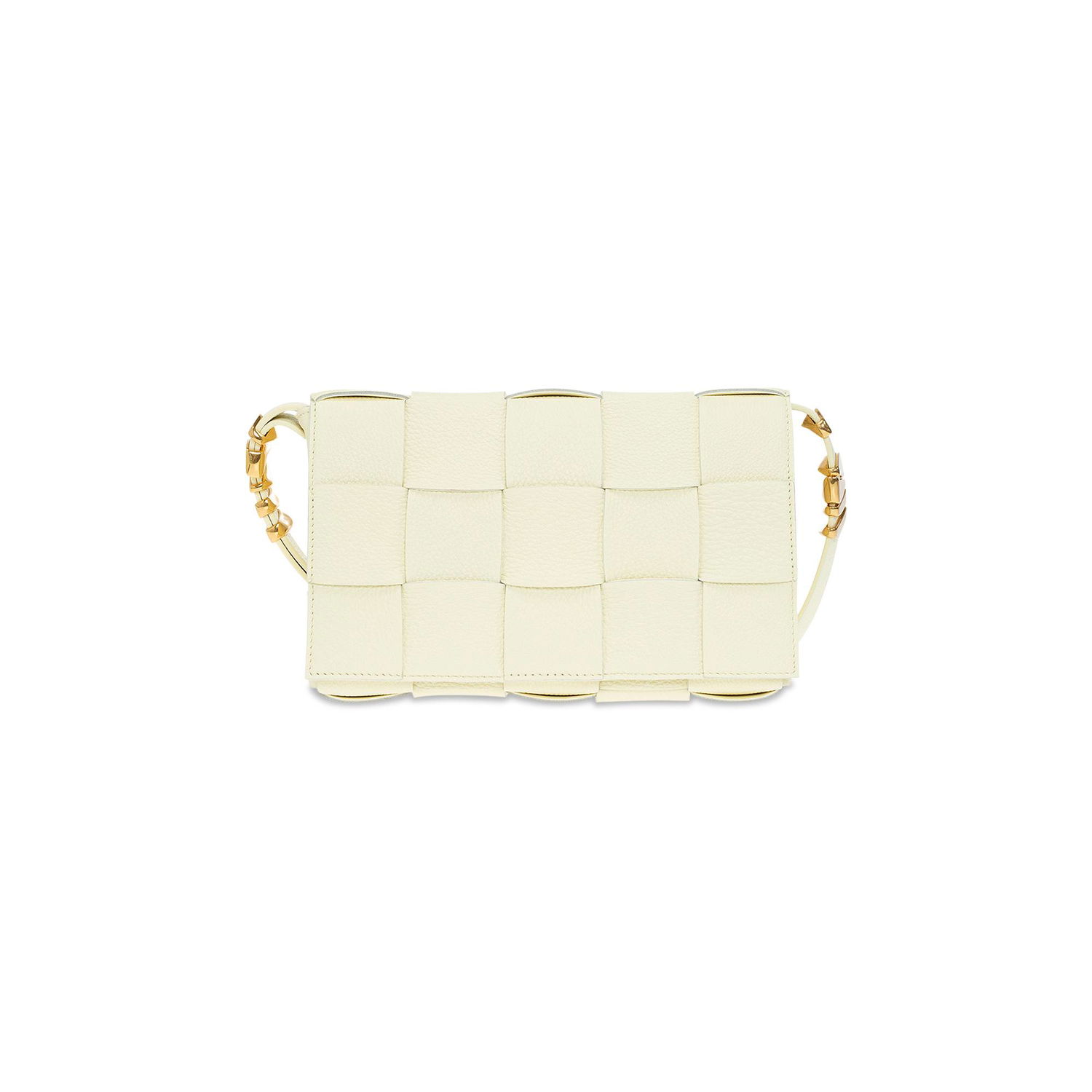 Дамска чанта Bottega Veneta Fold Finish Cassette Bag Бяло | 666870 V17H1 7405, 1