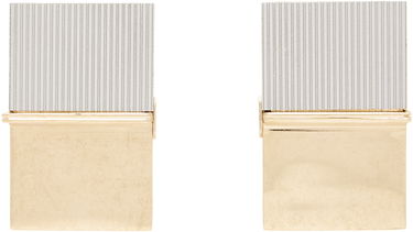 Обеци Acne Studios Notepad Ribbed Rectangular Drop Earrings Многоцветен | C50480-, 0
