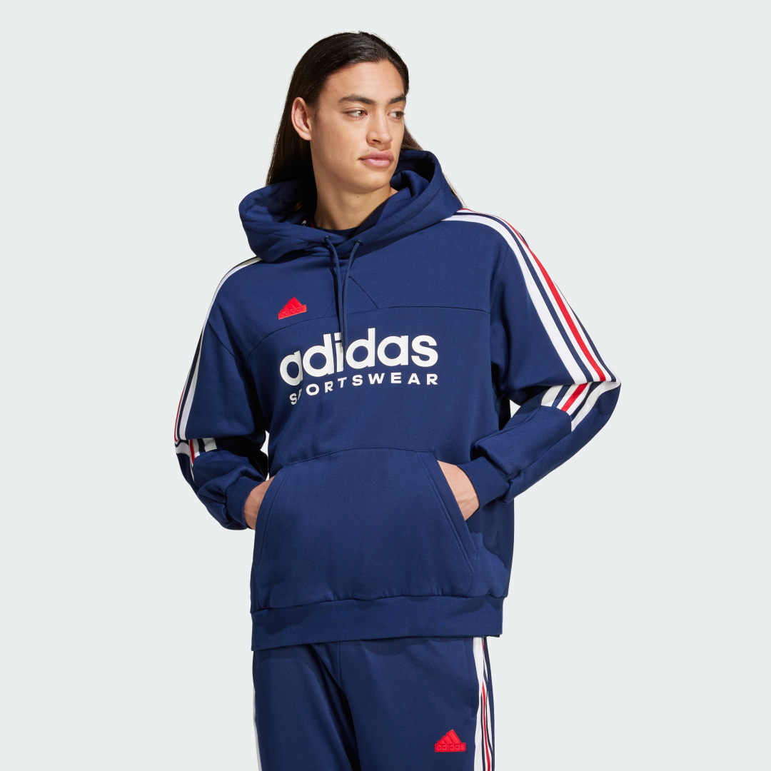 Суитчър adidas Performance House of Tiro Nations Pack Hoodie Синьо | IY4530, 0