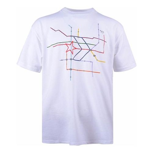 Тениска Converse Short Sleeve Graphic T-Shirt Бяло | 10020851-A01