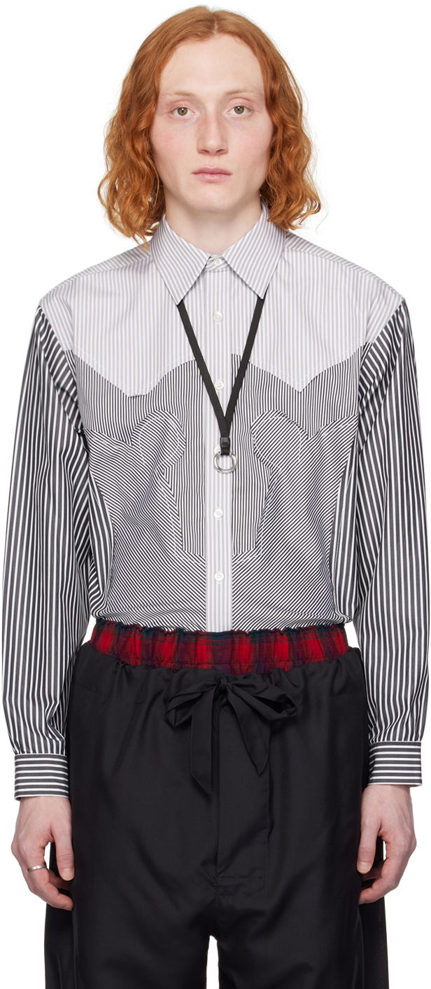Риза Maison Margiela Patchwork Shirt Черно | S50DT0029 STZ129, 0