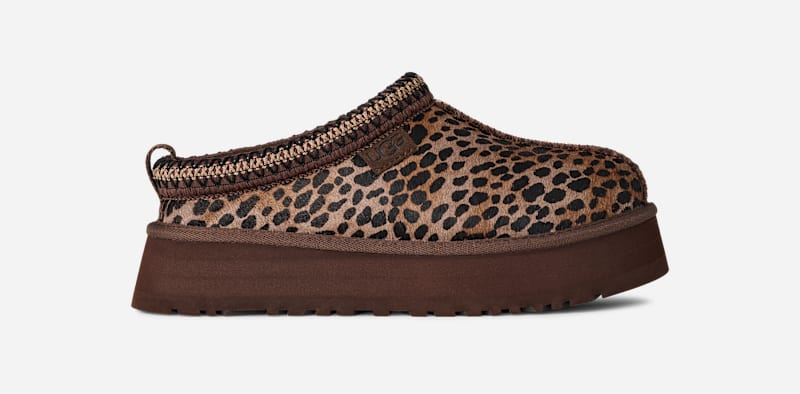 Кецове и обувки UGG Tazz Caspian Cow Hair Slippers Кафяво | 1178430-BCDR