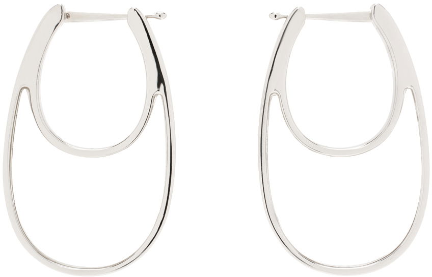 Обеци Coperni Medium Swipe Earrings Металик | COPBI01BISJ1007, 0