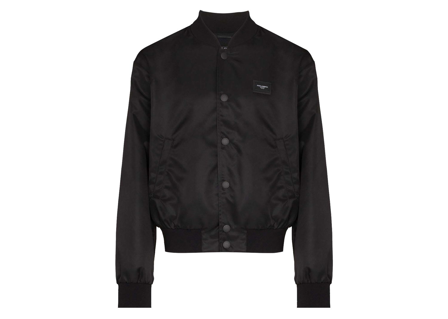 Яке бомбър Dolce & Gabbana DG Plaque Bomber Jacket Black Черно | G9VD2TFUMNQ, 0