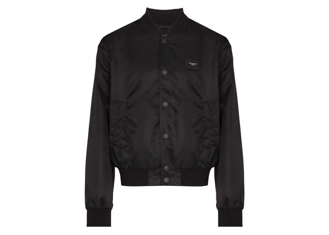 DG Plaque Bomber Jacket Black