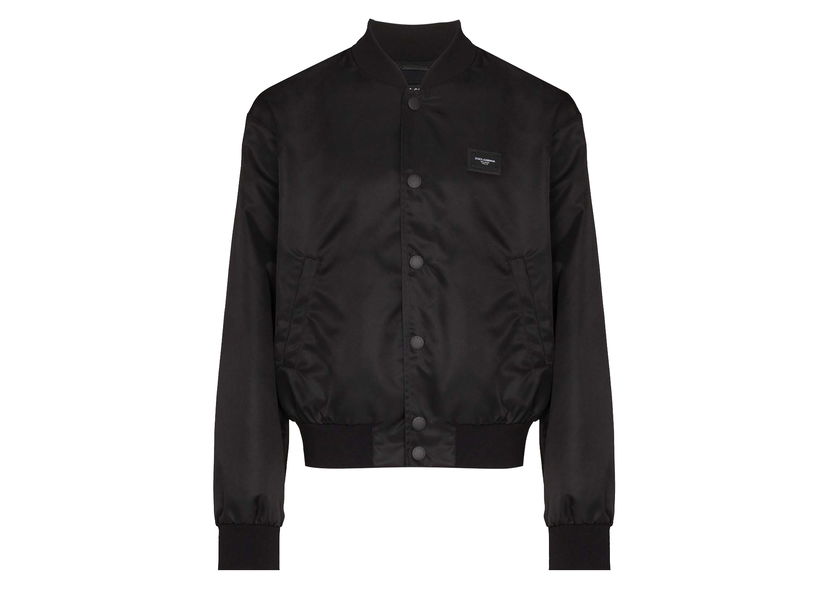 Яке бомбър Dolce & Gabbana DG Plaque Bomber Jacket Black Черно | G9VD2TFUMNQ