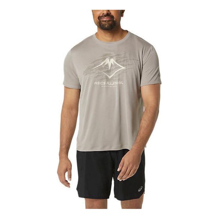 Тениска Asics Fujitrail Logo Graphic Tee Сиво | 2011C981-250, 0