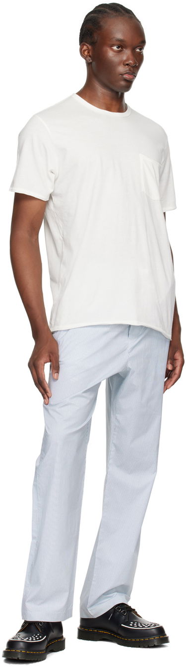 Тениска rag & bone Miles Pocket T-Shirt Бяло | MBC21PT0236N23, 3