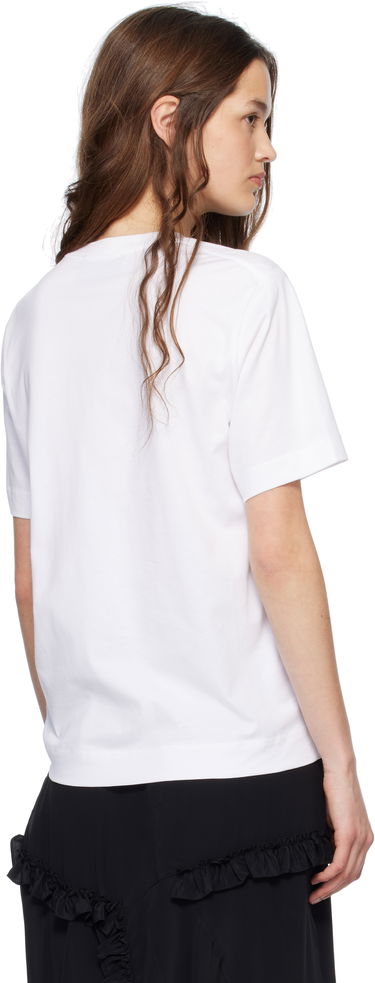 Тениска Simone Rocha Simone Rocha Embellished Flower T-Shirt Бяло | 5342B 0553, 2