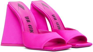 Облекло The Attico Attico Devon Satin Mules Розово | 232WS000 V007, 3
