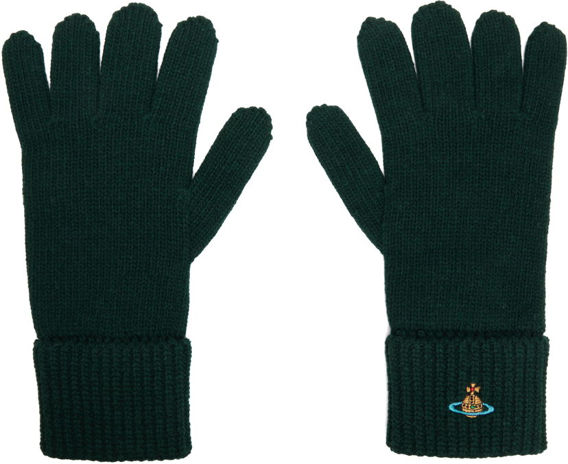 Ръкавици Vivienne Westwood Gloves Sporty Зелено | 8202002R-K004B-