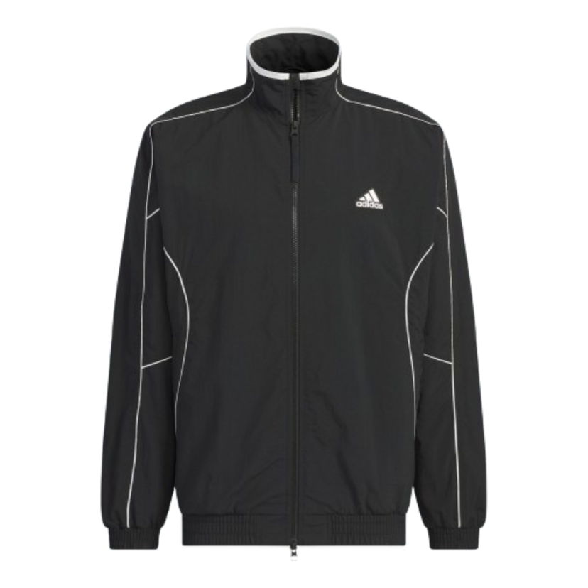 Яке adidas Originals Loose Fit Crinkled Nylon Jacket Черно | JH1023