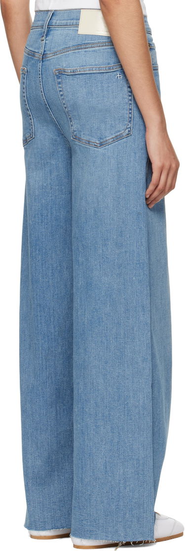 Дънки rag & bone rag & bone 'The Sofie' High-Rise Ultra Wide Ankle Jeans Синьо | WDD24F3000FUMO, 2