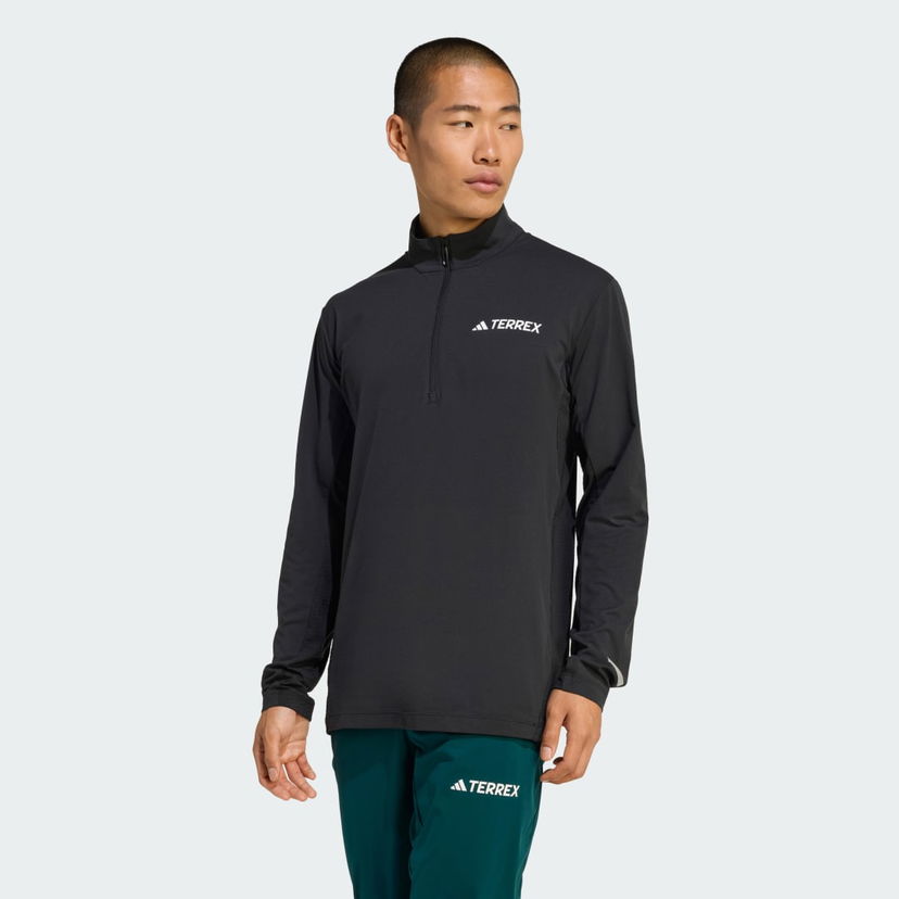 Риза adidas Performance Terrex Xperior Half-Zip Longsleeve Top Черно | JM7074