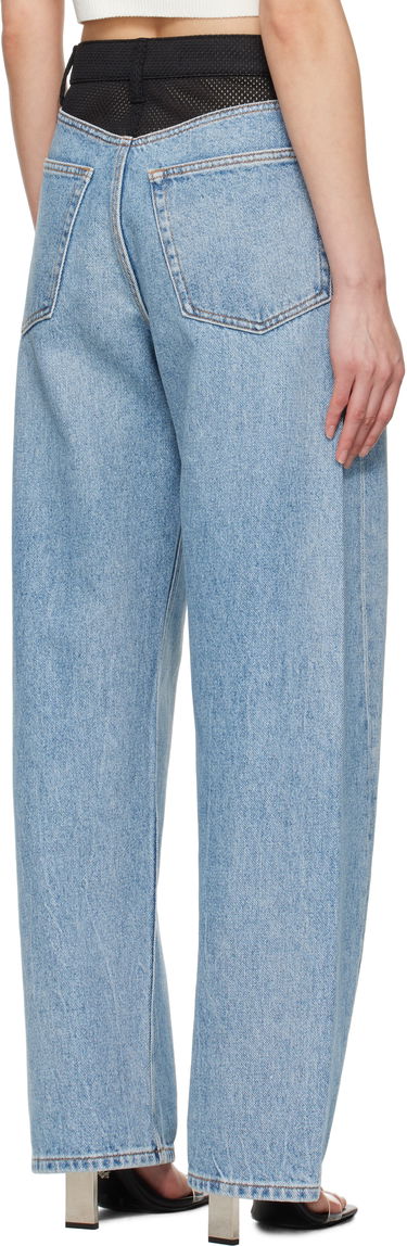 Дънки Alexander Wang Alexander Wang Logo Balloon Jeans Синьо | 4DC2254767, 2