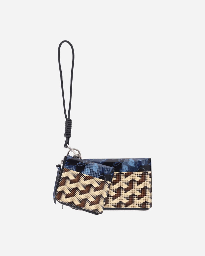 Портфейл Dries Van Noten Leather Pouch Синьо | 022102-553 504