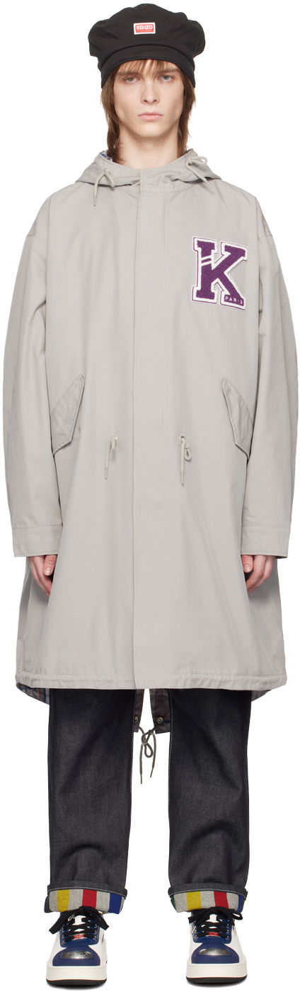 Яке KENZO Paris Mid-Length Сиво | FD55OU3031NA, 0