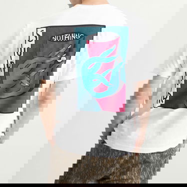 Тениска By Parra Parra Super Nothing Graphic T-Shirt Бяло | 54100-WHT, 3