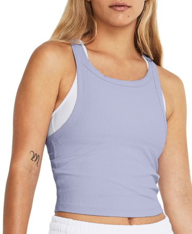 Потник Under Armour Women's Ribbed Crop Tank Лилаво | 1384008-539, 0