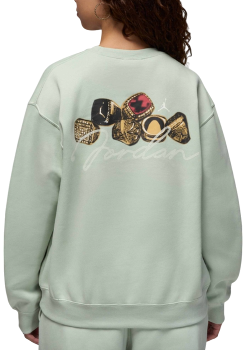 Пуловер Jordan Jordan Brooklyn Fleece Crewneck Sweatshirt Зелено | hj0205-017, 1