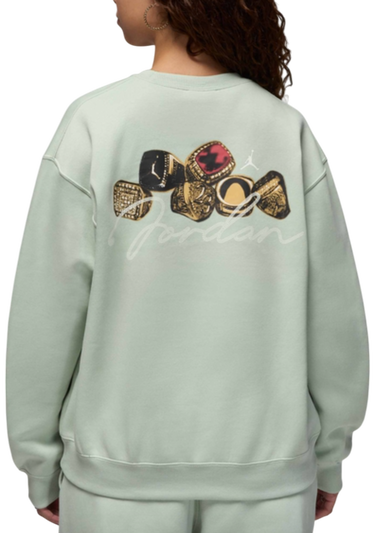 Пуловер Jordan Jordan Brooklyn Fleece Crewneck Sweatshirt Зелено | hj0205-017, 1