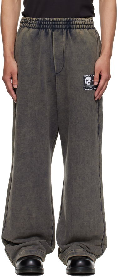 Спортни панталони We11done We11done Teddy ID Jersey Sweatpants Сиво | WD-TA2-25-707-U-CH, 0