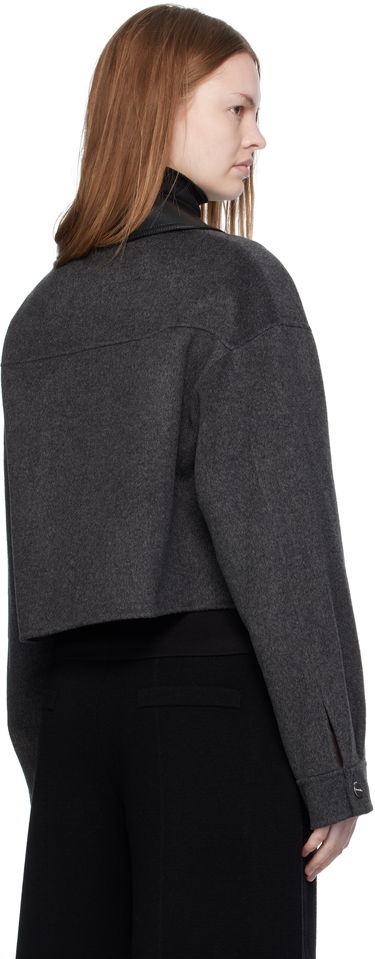 Яке Nanushka Nanushka Phebe Cropped Jacket Сиво | NW25PFJK12294, 2