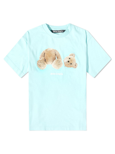 Тениска Palm Angels Kill The Bear Tee Тюркоазено | PMAA001C99JER0144060