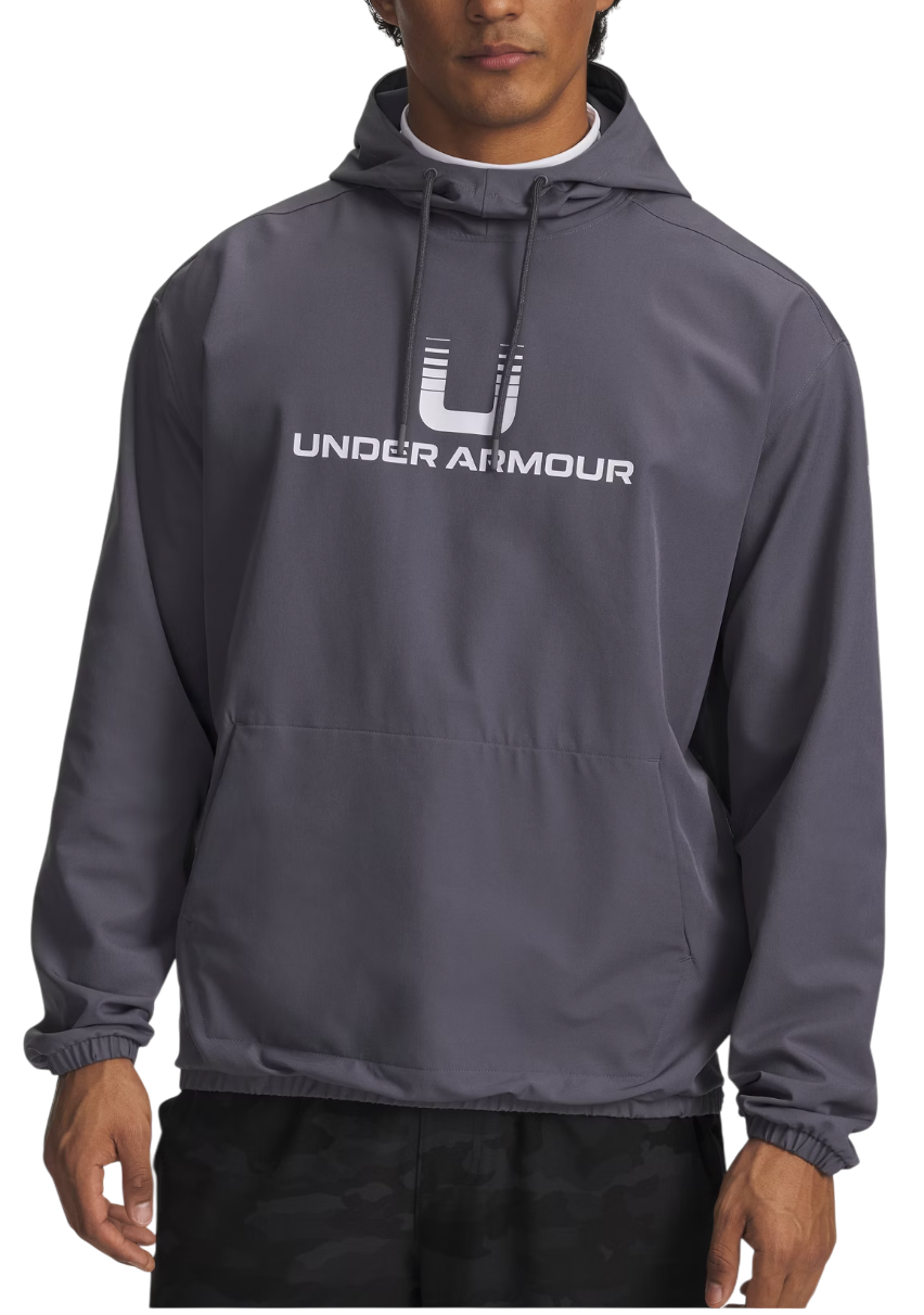 Суитчър Under Armour Under Armour Unstoppable Woven Hoodie Сиво | 6003864-025, 0