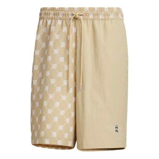 Бански adidas Originals Neo Pattern Print Casual Shorts Бежово | IB5846, 0