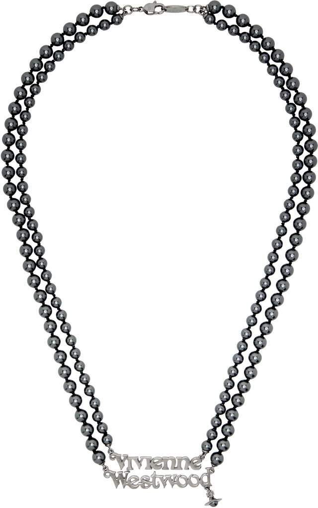 Vivienne Westwood Emilio Double Strand Beaded Necklace