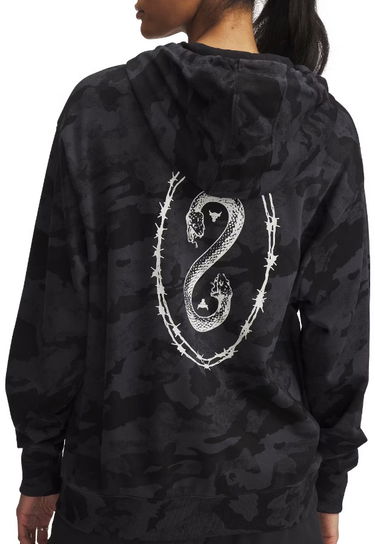 Суитчър Under Armour Project Rock Heavyweight Full Zip Hoodie Черно | 1389708-001, 2