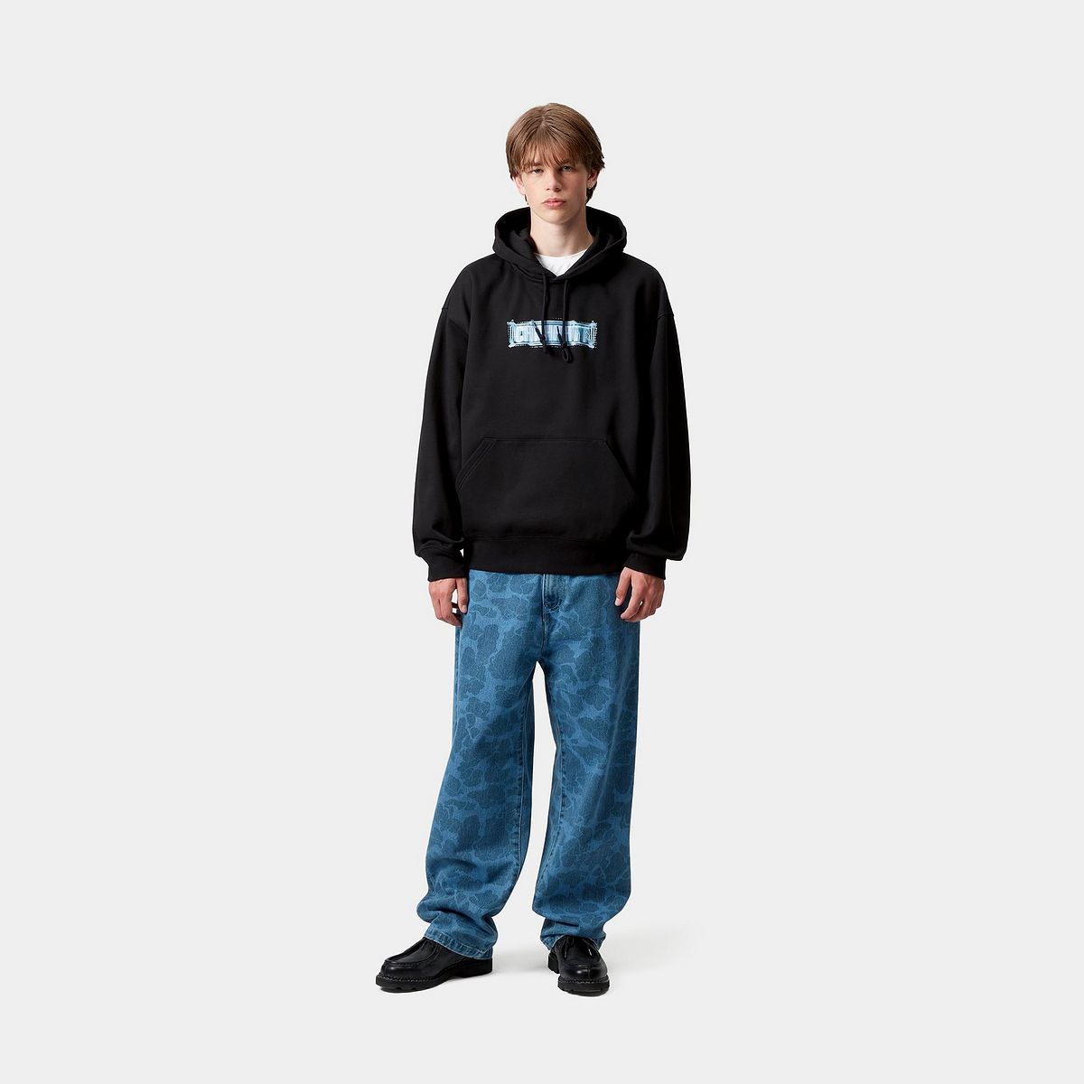 Суитчър Carhartt WIP Hooded Electric Boogie Sweatshirt Черно | I035610_4, 1