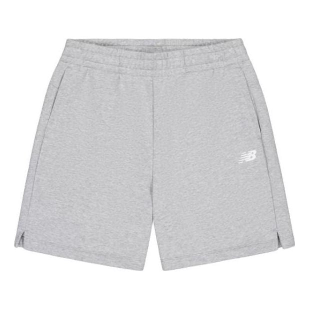 Къси панталони New Balance Logo Cotton Shorts Сиво | AWS42301-GHM, 0