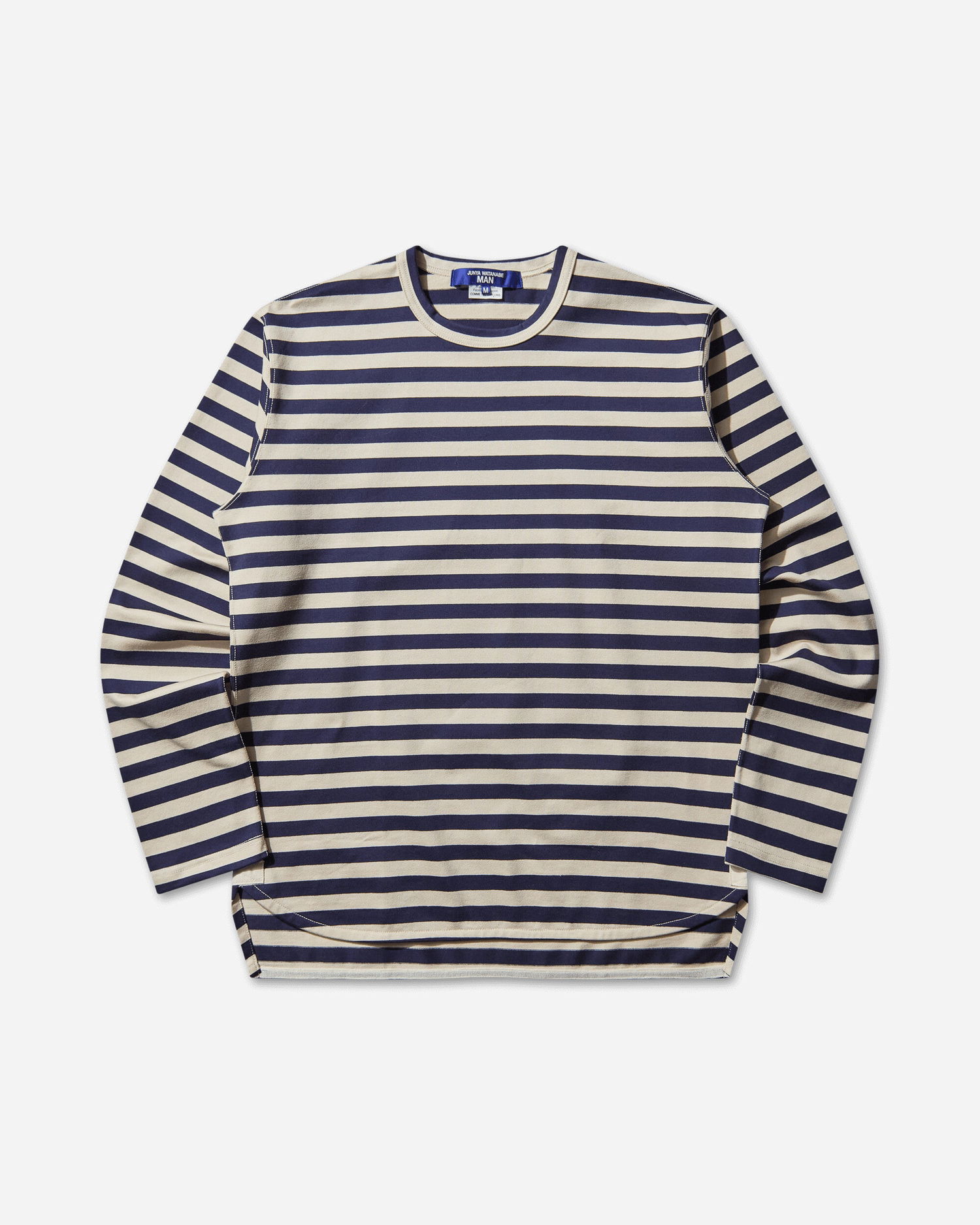 Тениска Junya Watanabe Striped Longsleeve T-Shirt Тъмно синьо | WP-T004-W25 1, 1