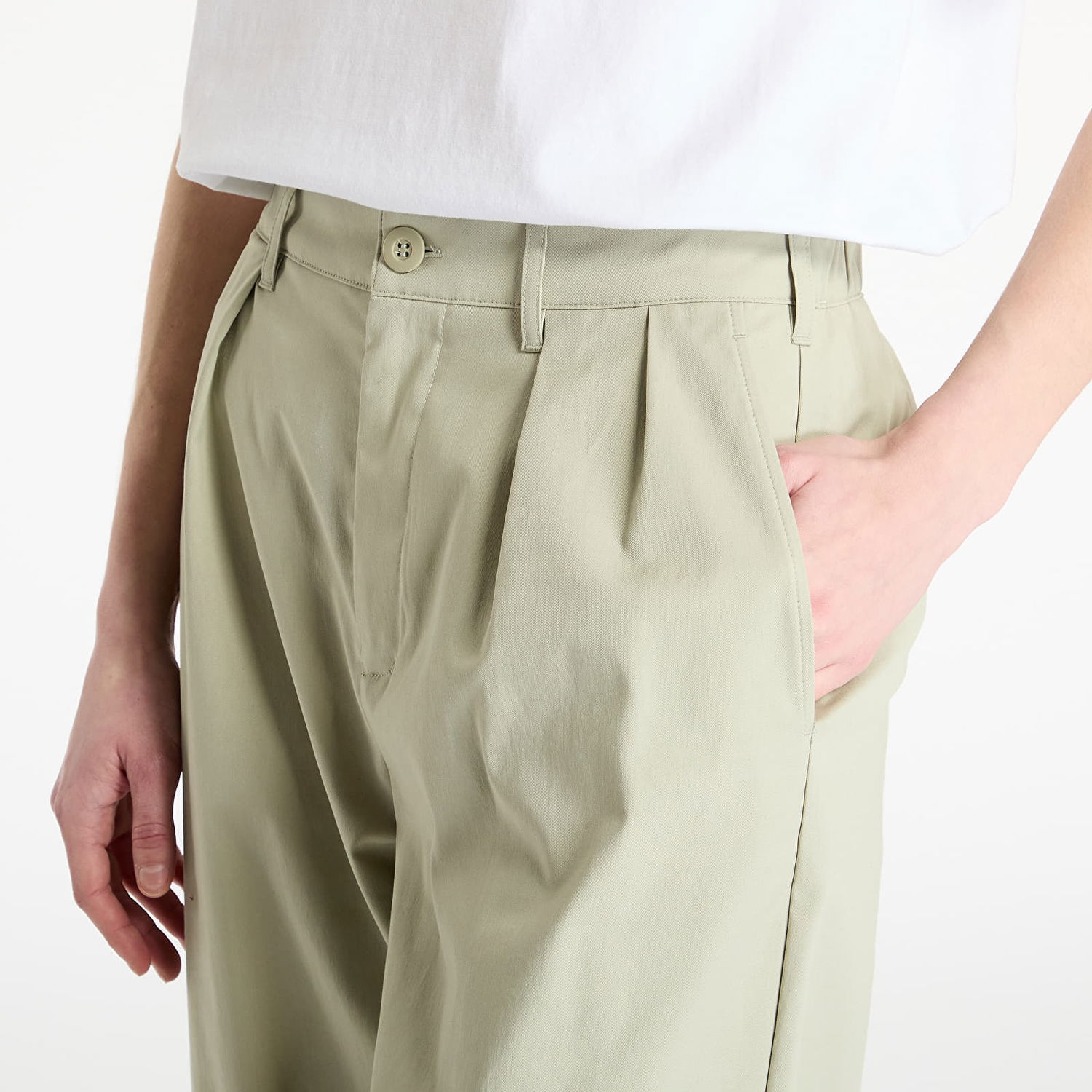 Панталони New Balance Wide Leg Pants Зелено | NBWP51538OVN, 1