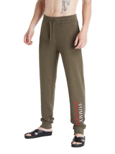 Спортни панталони Tommy Hilfiger Ultra Soft Logo Drawstring Joggers Pants Зелено | UM0UM02566 RBN