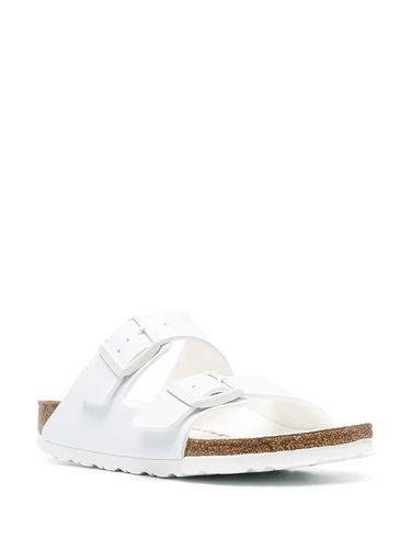 Кецове и обувки Birkenstock Leather Sandals Бяло | 1019046WHITE, 1