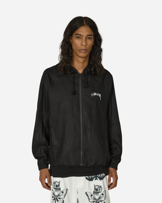 Stüssy Linen Shell Jacket Black