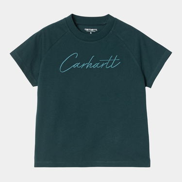 Тениска Carhartt WIP Women's Ray Short Sleeve T-Shirt Зелено | I035529_8, 0