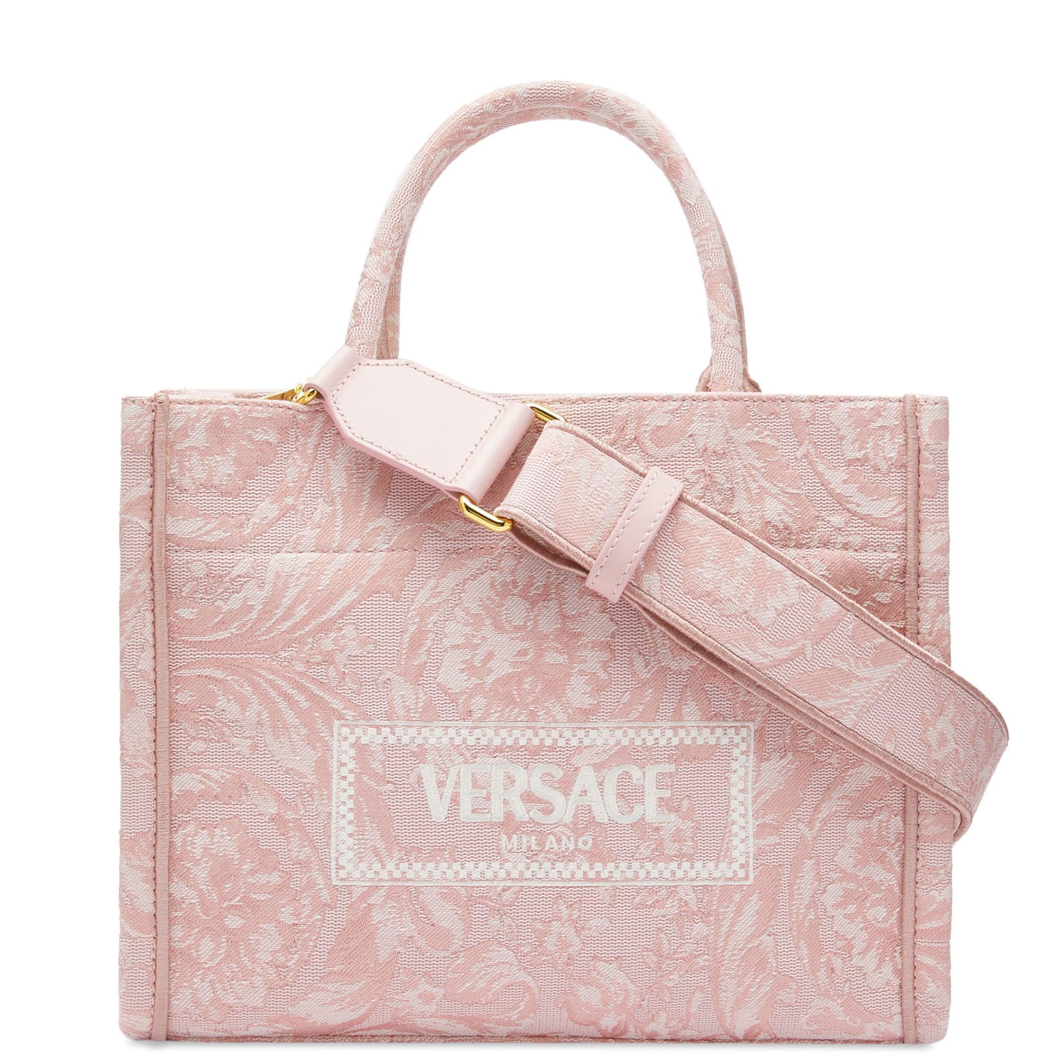 Голяма пазарска чанта Versace Medium Tote Bag Розово | 1011564-1A09741-2PQ2V, 0