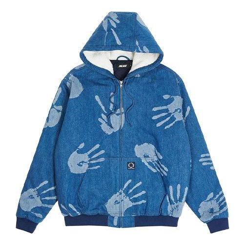 Суитчър Palace Active Bredda Print Hooded Jacket Синьо | PAL-FW20-097