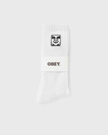 Чорапи OBEY Obey Icon Face Socks Бяло | 100260193-WHT, 2