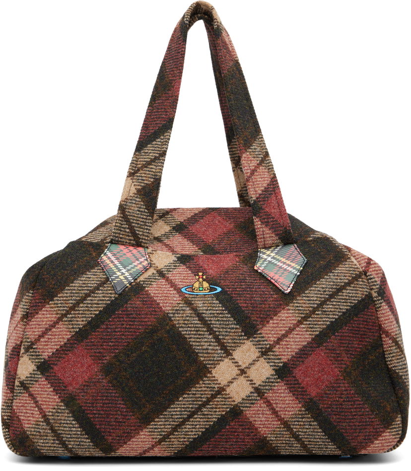Голяма пазарска чанта Vivienne Westwood Archive Large Plaid Tote Многоцветен | 4701000DW-W018D-