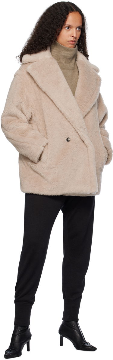 Яке Max Mara Max Mara Olga Short Faux-Fur Coat Бежово | 2421086032600 MM10501, 3