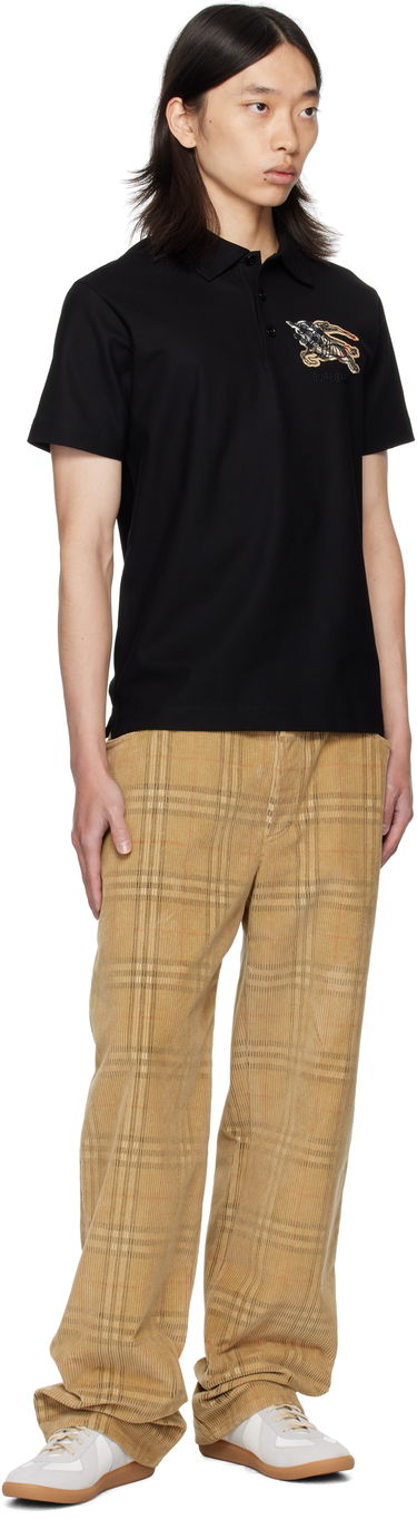 Поло тениска Burberry EKD Polo Shirt Черно | 8116120, 3