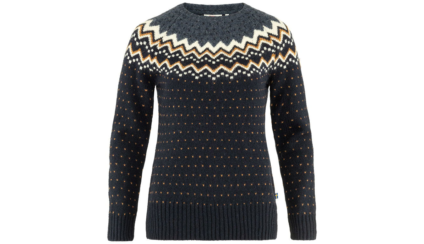 Пуловер FJÄLLRÄVEN Övik Knit Fair Isle Sweater Многоцветен | F89941-555, 0